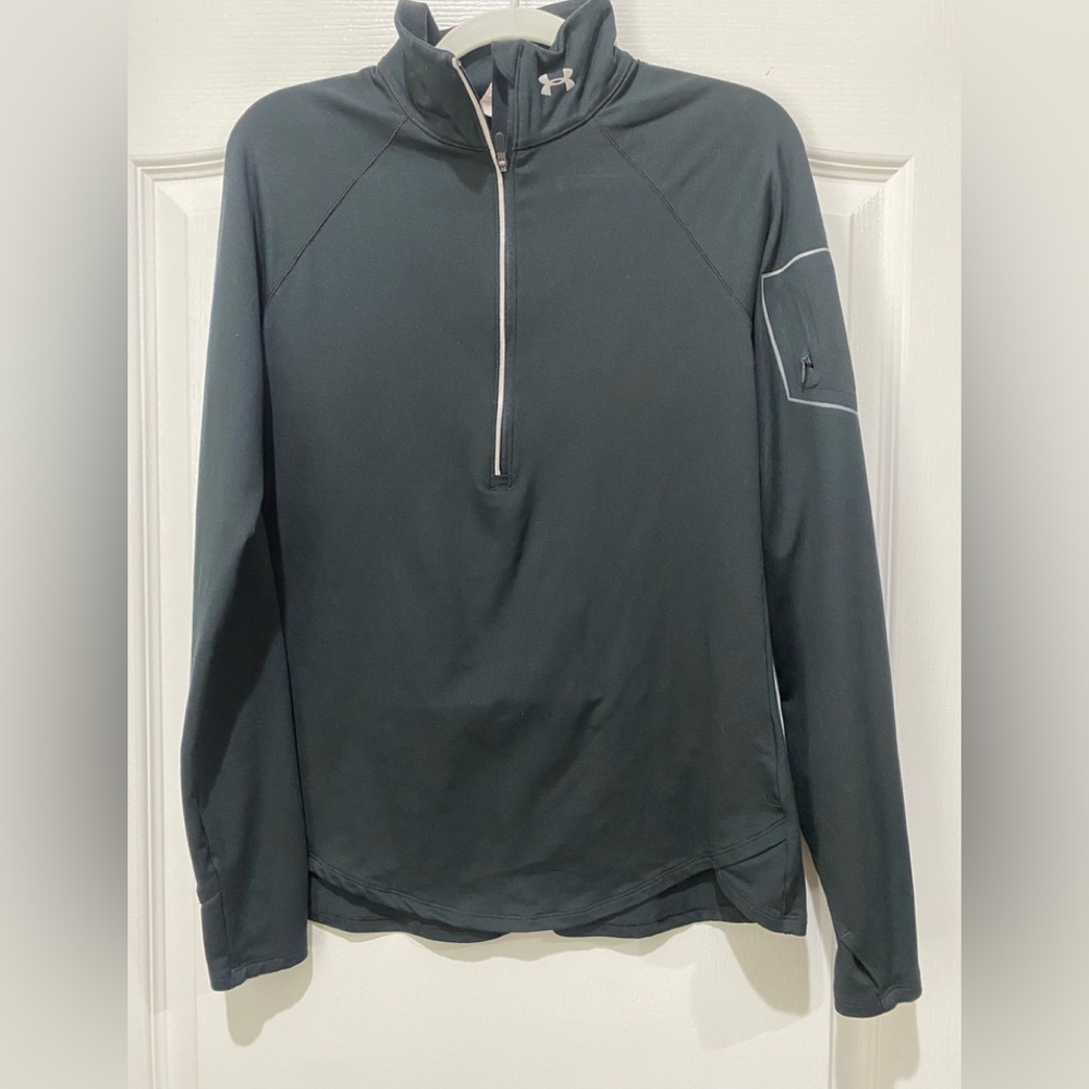 Under Armour Women's Black Half-Zip Shirt Jacket